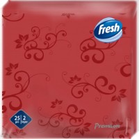 Șervețele de masă Fresh Premium Red 25pcs
