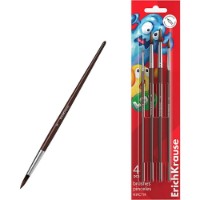 Набор кистей для рисования Erich Krause Jolly Friends (52701) 4pcs