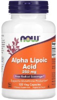 Аминокислоты NOW Alpha Lipoic Acid 250mg 120cap
