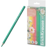 Creioane colorate Erich Krause Pastel Bloom 12colors (61821)