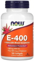 Vitamine NOW E-400 Mixed Tocopherols & Selenium 100cap