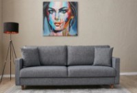 Canapea Trendy Eva Grey 210x90x82cm GTR003268
