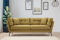 Canapea Trendy Harta Greenish Yellow 90x214x84cm GTR003291