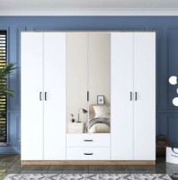 Шкаф Trendy BA130 3049 Walnut/White 210x210x51.5cm GTR001850