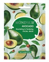Маска для лица Mond'Sub Avocado Nourishing&Tendering 20ml