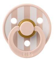 Пустышка BIBS Block Latex 0m+ Block/Ivory (10022244C)