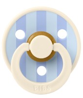 Пустышка BIBS Block Latex 0m+ Ivory/Dusty Blue (1002230)