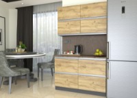 Кухонный гарнитур Yasen Мадера 1.2 Oak Kraft Gold