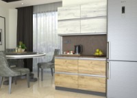 Кухонный гарнитур Yasen Мадера 1.2 Oak Kraft White/Oak Kraft Gold