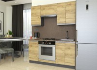 Кухонный гарнитур Yasen Мадера 1.6 Oak Kraft Gold