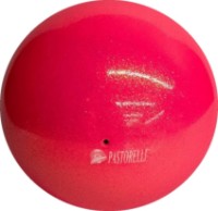 Minge pentru gimnastică Pastorelli Glitter 18cm Fluorescent Pink