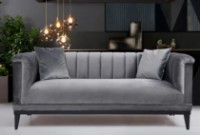 Canapea Trendy La moda Dark Grey 89x79x190cm GTR003202