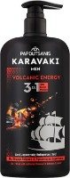 Gel de duș Papoutsanis Karavaki Men 3in1 Volcanic Energy 550ml (6790012)