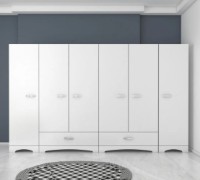 Dulap Trendy F4 498 White 243x181x47.6cm GTR001851