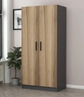 Шкаф Trendy Kale 210 Anthracit/Oak 90x210x52cm GTR004784