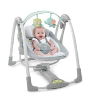 Детское кресло-качалка Bright Starts Ingenuity Hugs & Hoots (10247)