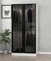 Dulap Trendy Kale 210 White/Black 90x210x52cm GTR004833