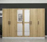 Dulap Trendy Kale 2714 Walnut/White 225x190x52cm GTR004231