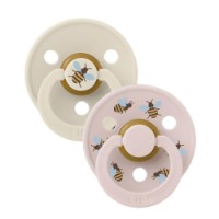 Пустышка BIBS Bumblebee: Ivory/Petal 0-6m (11024103)