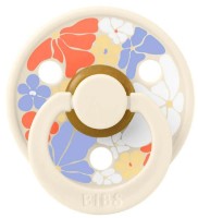 Пустышка BIBS Flower Child Latex 0m+ Ivory (10014216C)