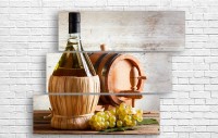 Pictură ArtDesign White wine and grapes 115x94cm (E-10102)