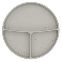 Farfurie din silicon cu ventuza Kikka Boo Platinum Sand (31302050033)