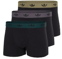 Мужские трусы Adidas Cfc - 3Pk Trunk Black/Orbit Green/Grey Stata/Auroura, s.M