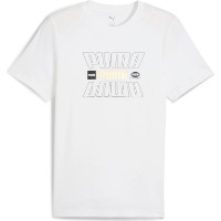 Tricou bărbătesc Puma Ess Logo Lab Holiday Puma White, s.L
