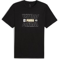 Tricou bărbătesc Puma Ess Logo Lab Holiday Puma Black, s.S