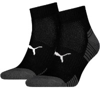 Ciorapi pentru bărbați Puma Unisex Sport Cushioned Quarter 2P Black, s.39-42