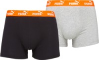 Сhiloţi pentru bărbați Puma Elements Men Basic Boxers 2P Black/Orange, s.XL
