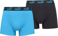 Сhiloţi pentru bărbați Puma Elements Men Basic Boxers 2P Blue/Black, s.M