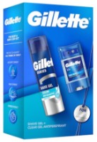 Подарочный набор Gillette Series Shave Gel 200ml + Gel Antiperspirant 70ml