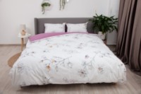Lenjerie de pat Relaxe Home Soft Dreams Blossom on White 200x220cm (019323)