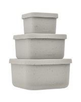 Набор силиконовых контейнеров Kikka Boo Platinum Snack Box Sand 3in1 (31302050010)