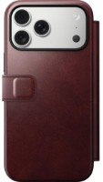 Husa de protecție Nomad Leather Folio Modern Horween iPhone 17 Pro Max Burgundy (NM-NM011826858)