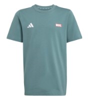 Детская футболка Adidas J Mrvl Sm Gfx Preloved Teal/White, s.152