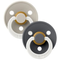 Suzeta BIBS Glow Latex Sand/Iron 0+m 2pcs (11045)