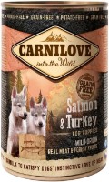 Влажный корм для собак Carnilove Wild Meat Salmon & Turkey for Puppies 400g
