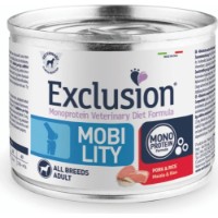 Hrană umedă pentru câini Exclusion Diet Mobility Pork&Rice All Breeds Adult 200g 