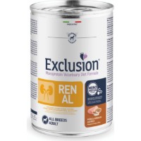 Hrană umedă pentru câini Exclusion Diet Renal Pork&Sorghum And Rice Adult All Beerds 400g 