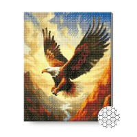 Алмазная картина по номерам Art Gallery Premium Bald Eagle 40x50cm (GA87227)