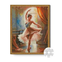 Алмазная картина по номерам Art Gallery Premium Graceful Ballerina 40*50cm (QB206535)