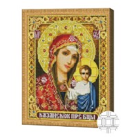 Алмазная картина по номерам Art Gallery Premium Our Lady Of Kazan 40x50cm (QB200334)