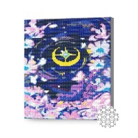 Алмазная картина по номерам Art Gallery Premium Reflection Of The Moon In The Lake 30x40cm (GB84717)