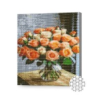 Алмазная картина по номерам Art Gallery Premium Roses As A Gift 30x40cm (GB87738)