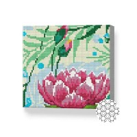 Алмазная картина по номерам Art Gallery Premium Water Lily In The Lake 20x20cm (BJ963)