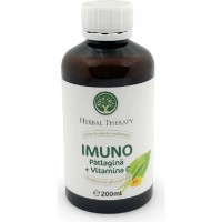 Сироп Herbal Therapy Imuno Pătlagină + Vitamina C 200ml