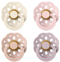 Suzeta BIBS Ivory/Blush/Blossom/Dusky Lilac 0-6m 4pcs (230245)