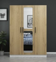 Шкаф Trendy 2245 White/Walnut 135x190x52cm GTR004926